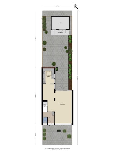 Plattegrond niet in brochure