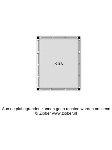 Plattegrond niet in brochure