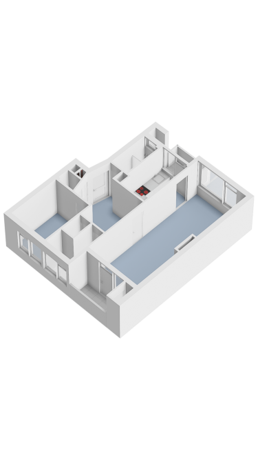 Plattegrond niet in brochure