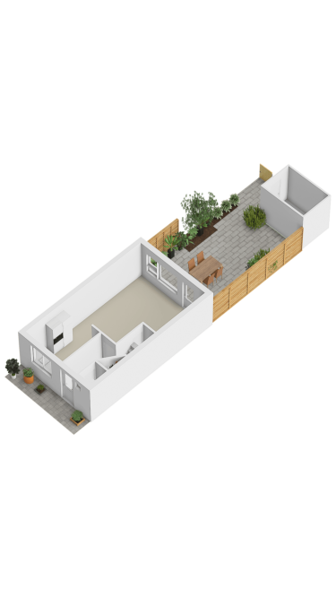 Plattegrond niet in brochure