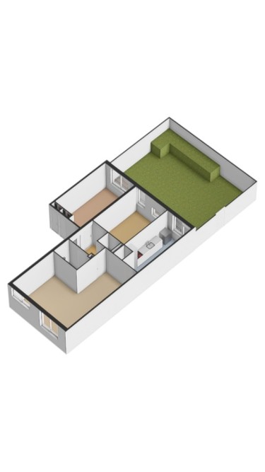 Plattegrond niet in brochure
