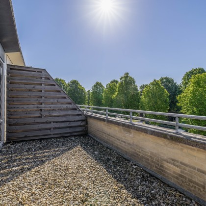 Zonnige balkon