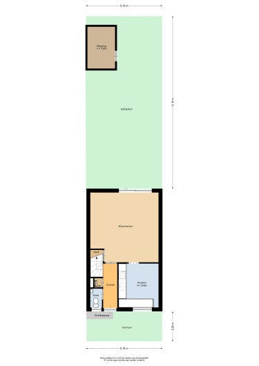 Plattegrond niet in brochure
