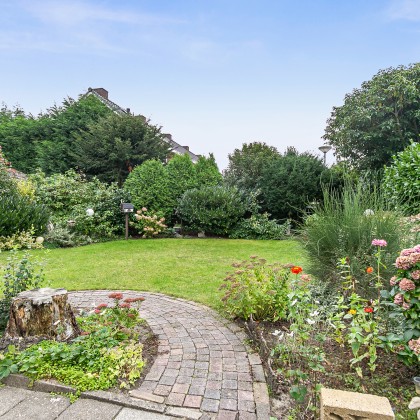 Zonnige tuin