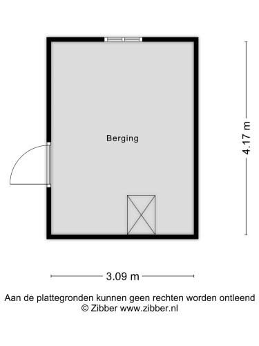 Plattegrond niet in brochure