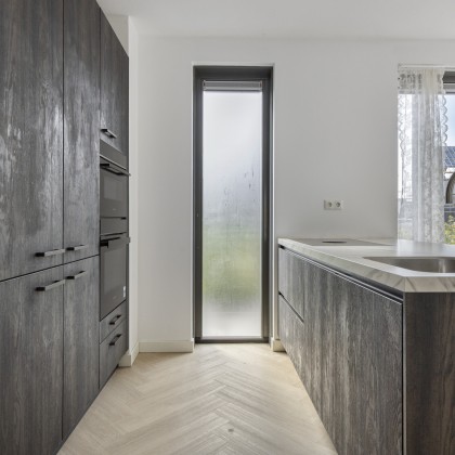Luxe leefkeuken met eiland