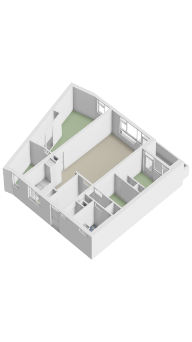 Plattegrond niet in brochure