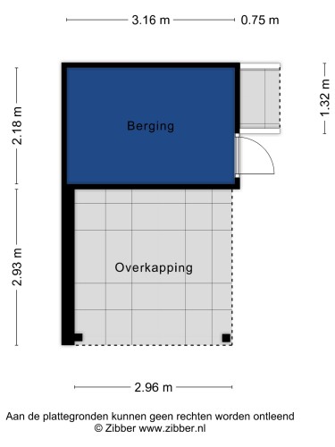 Plattegrond niet in brochure