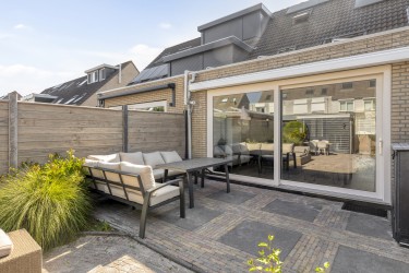 Tuin op het noordwesten