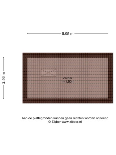 Plattegrond niet in brochure