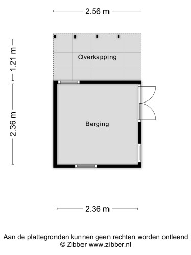 Plattegrond niet in brochure
