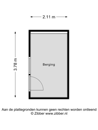 Plattegrond niet in brochure