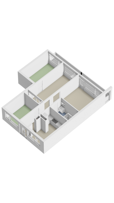 Plattegrond niet in brochure