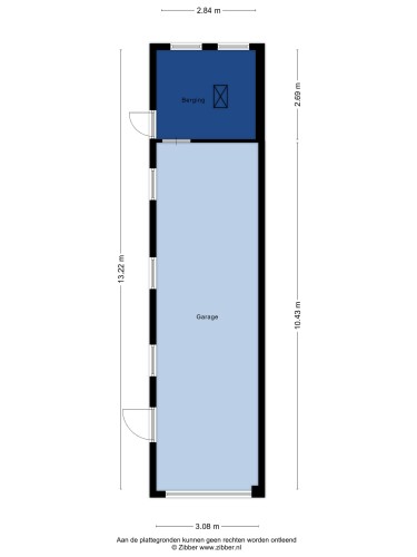 Plattegrond niet in brochure