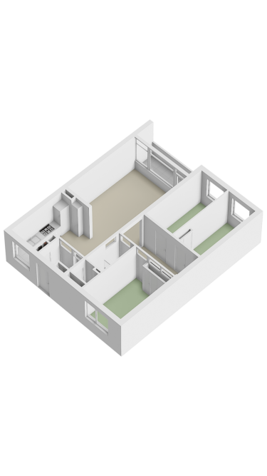 Plattegrond niet in brochure