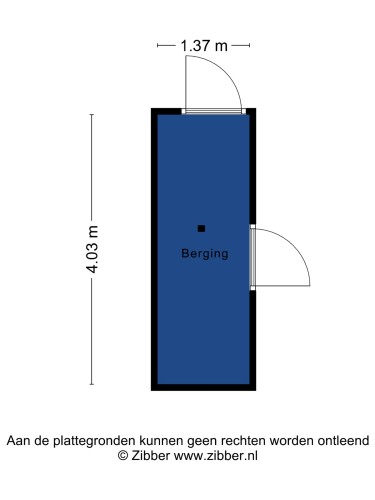 Plattegrond niet in brochure