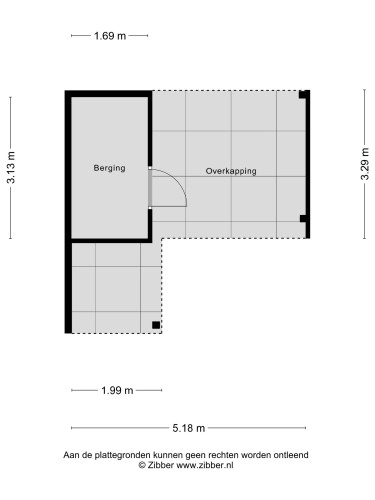 Plattegrond niet in brochure