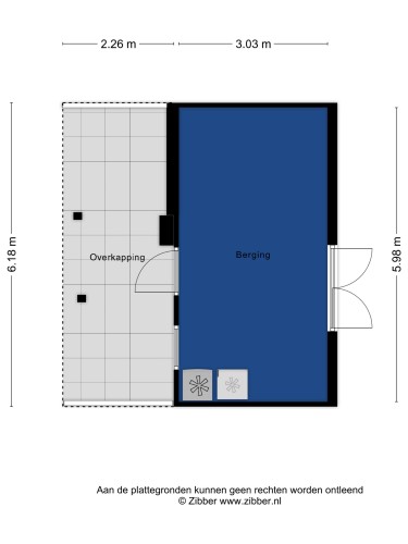 Plattegrond niet in brochure