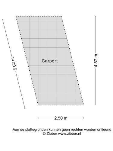 Plattegrond niet in brochure