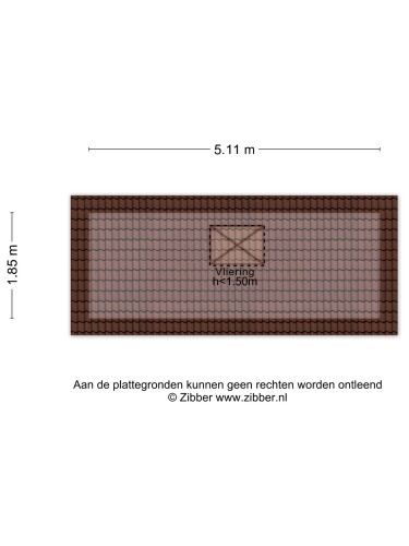 Plattegrond niet in brochure