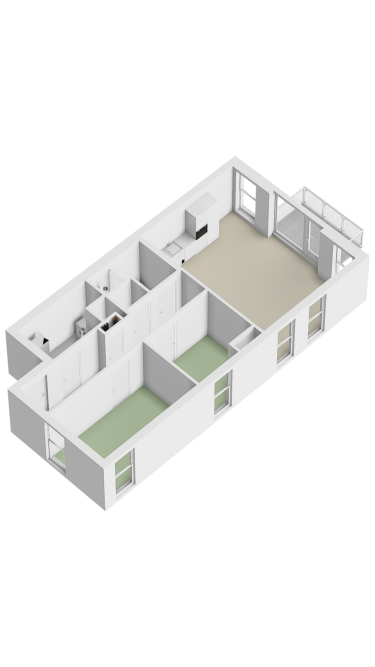 Plattegrond niet in brochure