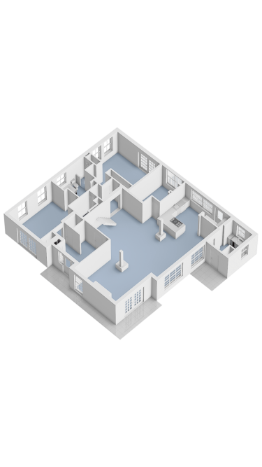 Plattegrond niet in brochure