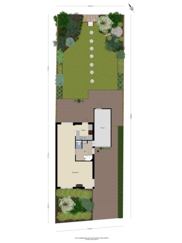 Plattegrond niet in brochure