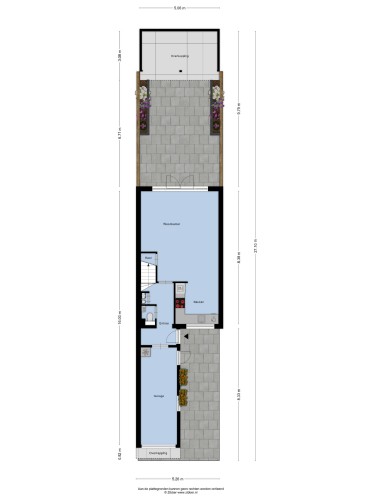 Plattegrond niet in brochure