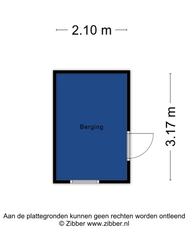 Plattegrond niet in brochure