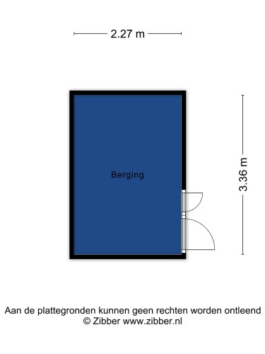 Plattegrond niet in brochure