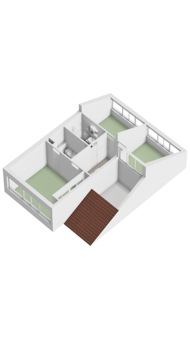 Plattegrond niet in brochure