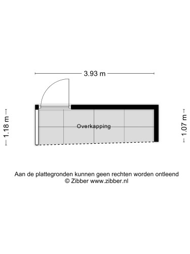 Plattegrond niet in brochure