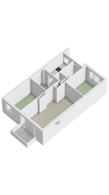 Plattegrond niet in brochure