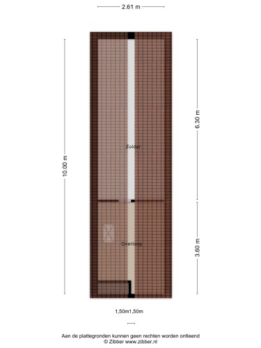 Plattegrond niet in brochure
