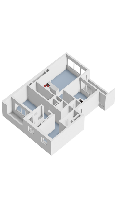 Plattegrond niet in brochure