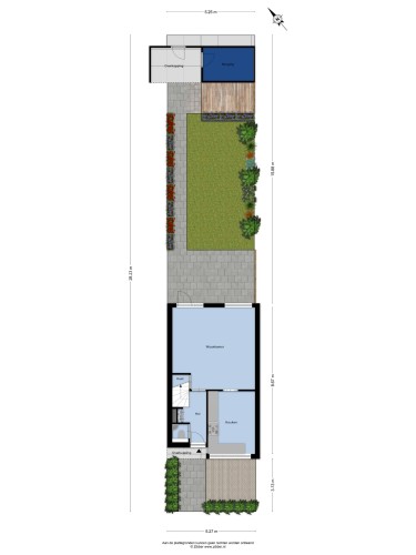 Plattegrond niet in brochure