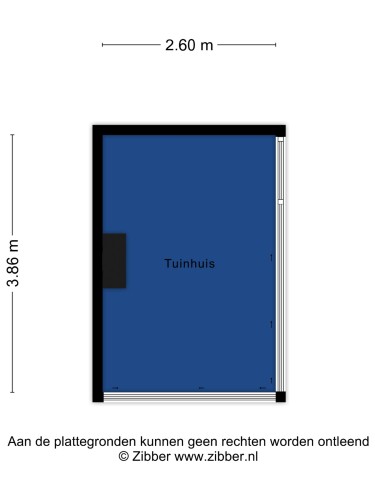 Plattegrond niet in brochure