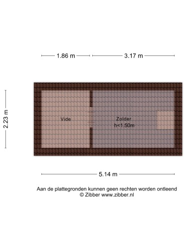 Plattegrond niet in brochure