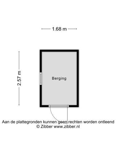 Plattegrond niet in brochure