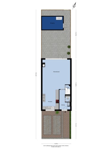 Plattegrond niet in brochure