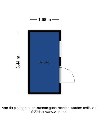 Plattegrond niet in brochure
