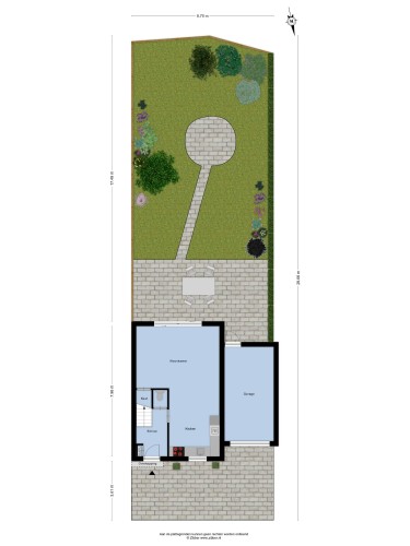 Plattegrond niet in brochure