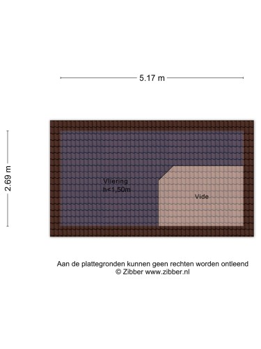 Plattegrond niet in brochure