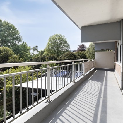 zonnig balkon