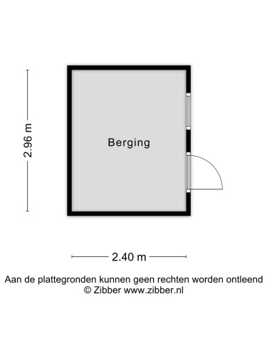Plattegrond niet in brochure