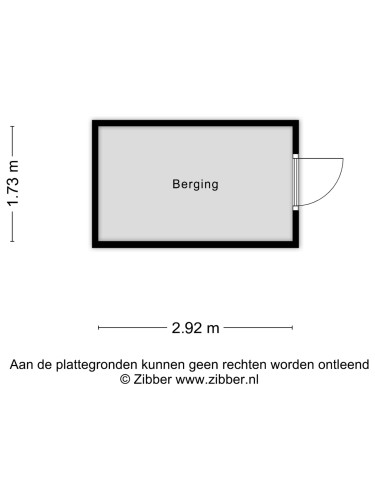 Plattegrond niet in brochure