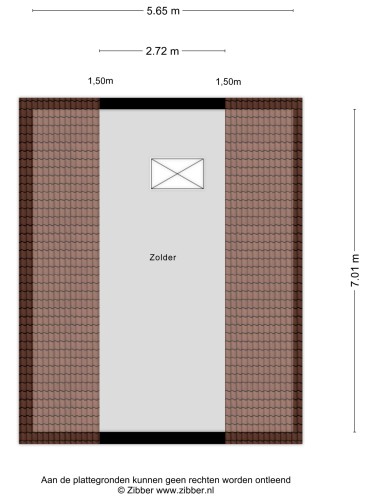 Plattegrond niet in brochure