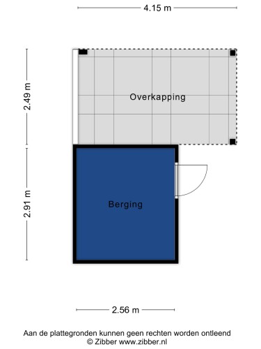 Plattegrond niet in brochure