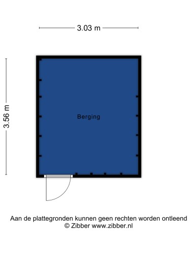 Plattegrond niet in brochure