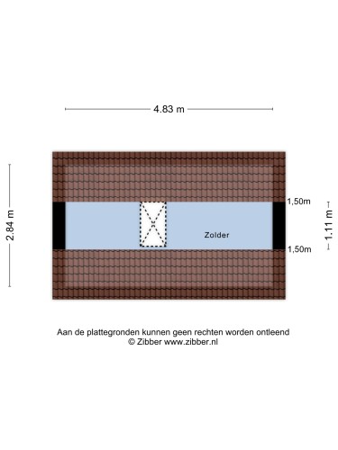 Plattegrond niet in brochure